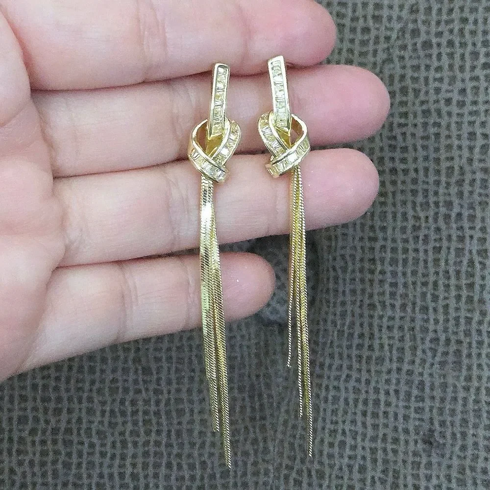 Eye👁 Candy🍭 Knotted🪢 Dangle Earrings